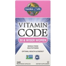 Garden of Life Raw Vitamin Code Women 50+ Multivitamín pro ženy po padesátce 240 kapslí