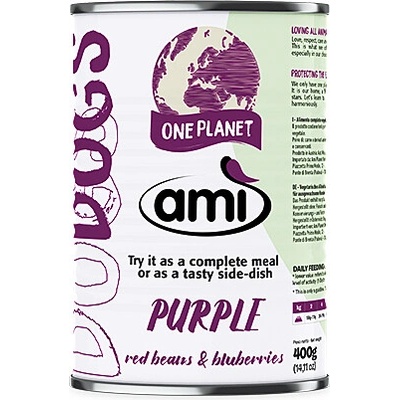 Ami Dogs Fialová vegánske 400 g