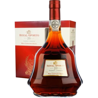 Real Companhia Velha Royal Oporto 20y Tawny 20% 0,75 l (dárkové balení 2 sklenice)