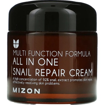 MIZON All In One Snail Repair Cream, възстановяващ крем за лице с охлювен муцин (8809587520664)