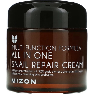 MIZON All In One Snail Repair Cream, възстановяващ крем за лице с охлювен муцин (8809587520664)