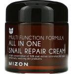 MIZON All In One Snail Repair Cream, възстановяващ крем за лице с охлювен муцин (8809587520664)