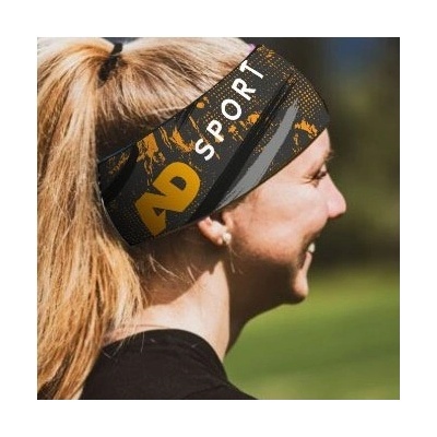 Bjež DROP AD Sport Splotch čierna HEAD03BANDAD