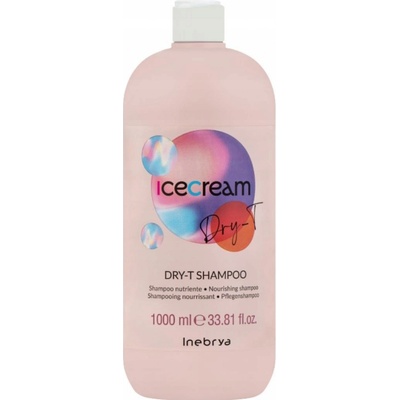 Inebrya Hydratační šampon pro suché a krepaté vlasy Ice Cream Dry-T Shampoo 1000 ml
