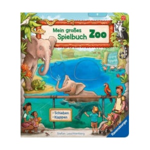 Mein großes Spielbuch - Zoo | Lieselotte Jacob, Stefan Leuchtenberg (2024)