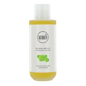Naturativ Body Care Relaxing koupelový olej pro hydrataci a vypnutí pokožky Vegan Cosmetic 200 ml
