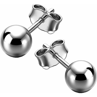 Zlaton Náušnice bílé zlato kulička pecky 0.50cm 0.95g N10092500731