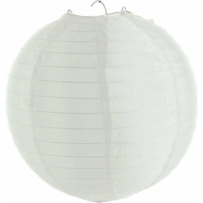 Nylonový lampion 30 cm, bílá