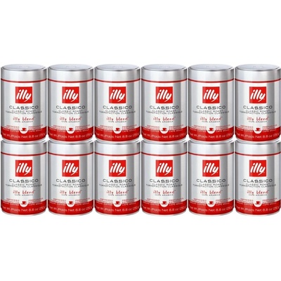 Illy Espresso mletá káva 12 x 250 g