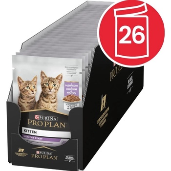 Pro Plan Kitten Healthy Start morka v omáčke 26 x 85 g
