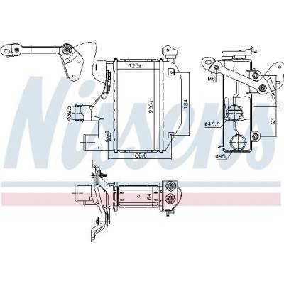 Chladič turba NISSENS 96164