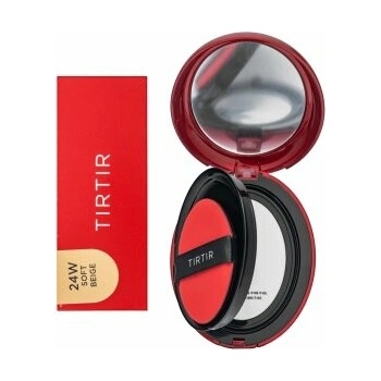 Tirtir Mask Fit Red Cushion 24W Soft Beige Dlhotrvajúci make-up na tvár v hubke 18 g