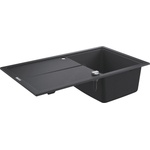 GROHE 31640ap0 - Композитна мивка k400 860 × 500 мм черна (gh0952) Мивка за вграждане
