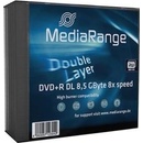 MediaRange DVD+R DL 8,5GB 8x, slimbox, 5ks (MR465)