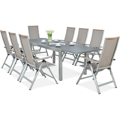 Focus Garden Zahradní set BRISBANE 8/250 Taupe – Zbozi.Blesk.cz