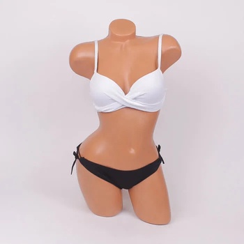 Image 1 of Стилен бански в бяло и черно