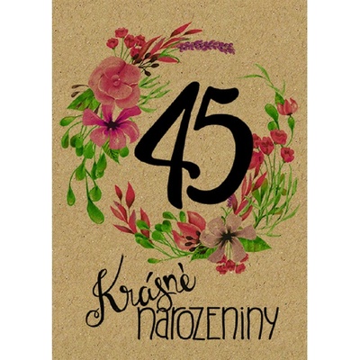 Baloušek BeBechy - přání 45, A6, kraftový papír