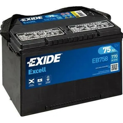 Exide 70Ah 770A left+ (EB708)