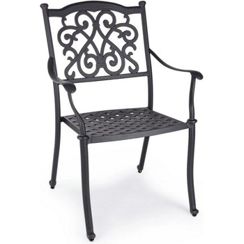 Bizzotto ГРАДИНСКИ СТОЛ ivrea 65x60x92 ТЪМНО СИВ (0805105)