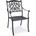 Bizzotto ГРАДИНСКИ СТОЛ ivrea 65x60x92 ТЪМНО СИВ (0805105)