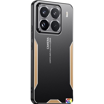 Xiaomi 15 Pro Удароустойчив Алуминиев Калъф + Скрийн Протектор - Златист, Сребрист, Червен, Син