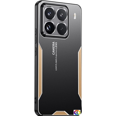 Xiaomi 15 Pro Удароустойчив Алуминиев Калъф + Скрийн Протектор - Златист, Сребрист, Червен, Син