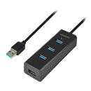 AXAGON 4xUSB 3.0 1,2m (HUE-S2BL)