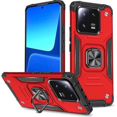 Pouzdro Lenuo Union Armor obal Xiaomi 13 Pro, červené