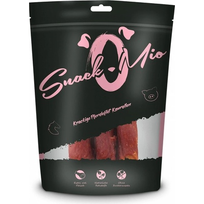 SnackOMio křupavý koňský filet 3 žvýkací rohlíky 150 g