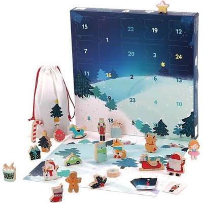 Vilac Adventný kalendár Hmataj a nájdi