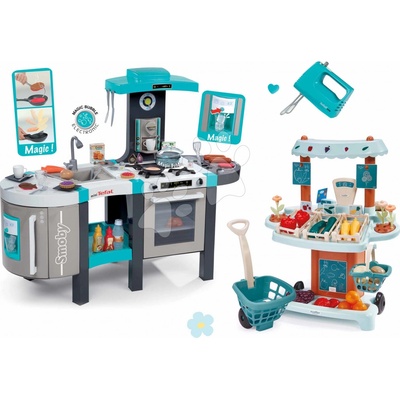 Smoby kuchynka Tefal French Touch s mixérom Tefal a Écoiffier šalátová misa 311206-20