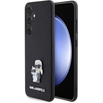 KARL LAGERFELD Заден капак PU Saffiano Metal Karl and Choupette за Samsung Galaxy S24 Black Karl Lagerfeld Karl Lagerfeld | Cheren | ЖЕНИ | UNI