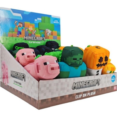 Přívěsek na klíče Plyšový Minecraft Prase – Zboží Dáma
