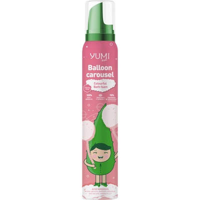 Yumi Kids barevná pěna do koupele balónkový kolotoč 250 ml