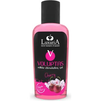 Ядлив и затоплящ масажен гел, череша - Luxuria Voluptas Gel 100ml (D-228345)