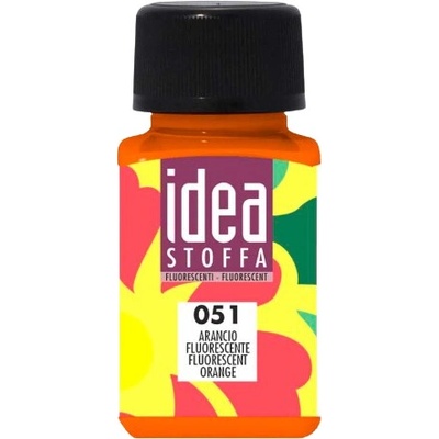 Maimeri Idea Stoffa farby na textil 051 fluorescent orange 60 ml