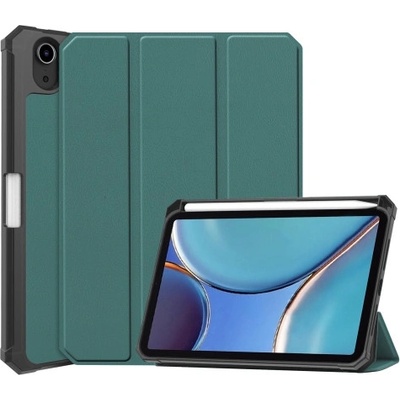 Vsetkonamobil 34249 LEATHER Zaklápací obal Apple iPad mini 2021 / iPad mini 2024 zelený