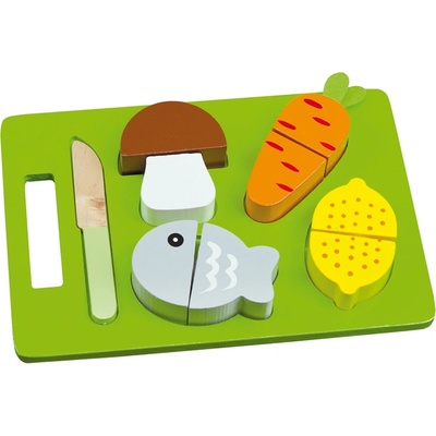 ANDREU Toys Дървен комплект за рязане Andreu Toys - Обяд (16403)