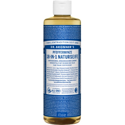 Dr. Bronner's 18в1 Натурален сапун - Мента - 475 мл