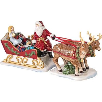 Villeroy & Boch Christmas Toys dekorácie svietnik Santove záprah 36 cm
