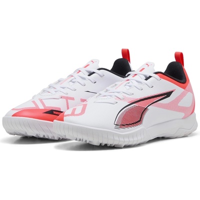 PUMA Футболни стоножки Puma Kids' Ultra Play Astro Turf Football Boot - White/Red