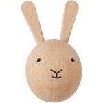 OYOY Mini Стенна кука от масивен бук в естествен цвят Rabbit - OYOY Mini (10996)