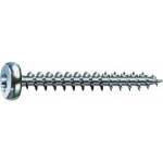 SPAX Round head screw (1000) zinc white 4.0*35mm hb tx mini