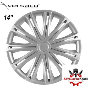 Versaco Тасове за джанти 14'' Versaco Spark Silver (56212) - avtochastikrasi