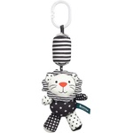 Sensillo Играчка За Количка Черно-Бяла Лъвче Sensillo Sensillo