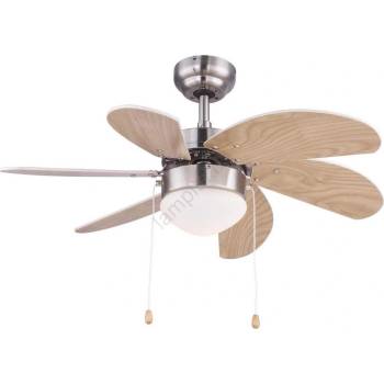 ZEVENTI - Вентилатор за таван FAMARA 1xE14/60W/230V бежов (ZV0015)