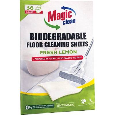 Magic clean ПРЕПАРАТ ЗА ПОД ЛИСТЧЕТА magic clean ДО 36бр БИОРАЗГРАДИМ ЛИМОН (hdd#010)