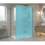 SAPHO Lux - Странична стена 90x200 см, прозрачно стъкло/златисто GU5690G (GU5690G)