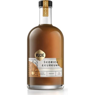 Vlčie Sirup do kávy Škorica a Kurkuma 0,5 l