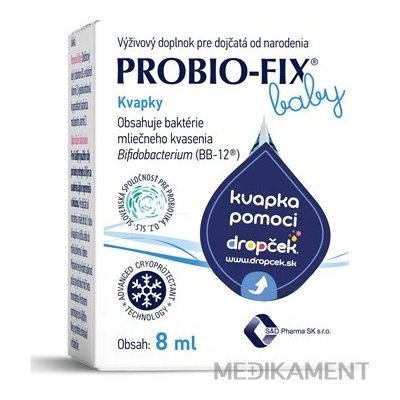 S&D Pharma Christian Hansen ProBio-Fix Baby kvapky 8 ml